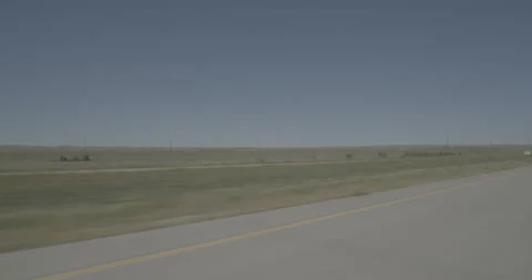 Front left driving plate - Highway 25 at Mile 295 Norfolk Stock Footage 289653160