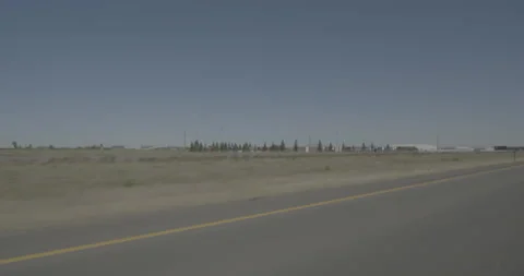 Front left driving plate - Highway 80 at Mile 369 Archer Vídeos de archivo 289862654
