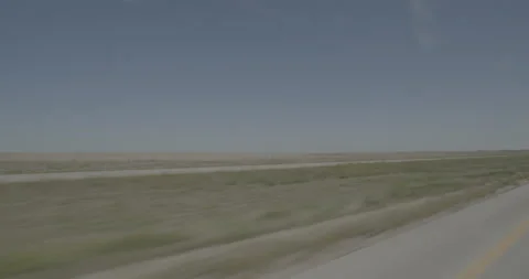 Front left driving plate - Highway 80 at Mile 8 Bushnell Vídeo Stock 289911140