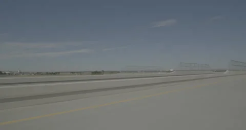 Front left driving plate - Highway 71 at Highway 92 Scottsbluff Stock Footage 290026727