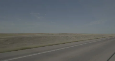 Front left driving plate - Highway 20 at 630 Road Clinton Stock Footage 290120742