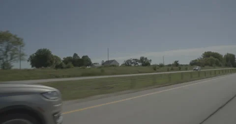 Front left driving plate - Highway 35 at Mile 39 Owatonna Stockbeeldmateriaal 291483656