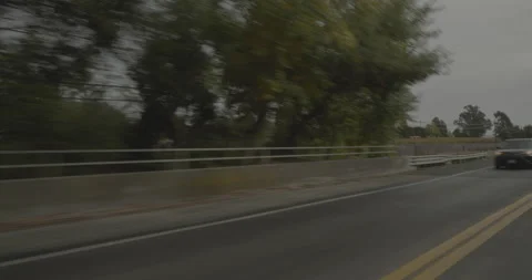 Front left driving plate - Highway 12 at Duhig Road, Rocktram Stock Footage 293098333