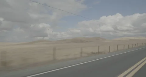 Front left driving plate - Highway 104 at Mile 14, Herald Vídeo Stock 293587801
