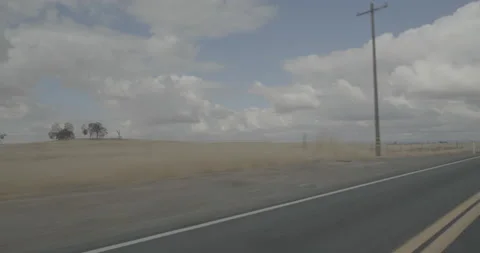 Front left driving plate - Highway 104 at Mile 16, Herald Stock Footage 293589000
