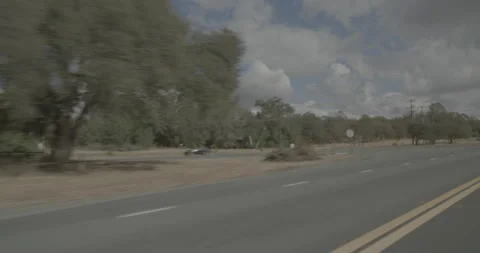 Front left driving plate - Highway 104 at Mile 22, Amador County Stock Footage 293592816