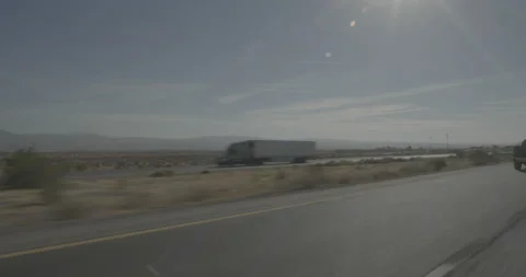 Front left driving plate - Highway 15 at Mile 87, Harvard Stock Footage 294691200