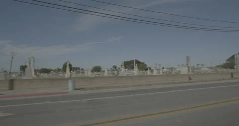 Front left driving plate - Highway 1 at Main Street, Guadalupe Stock Footage 294757887