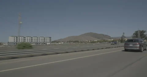 Front left driving plate - Highway 101 at Prado Road, San Luis Obispo Stockbeeldmateriaal 294787104