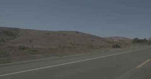 Front left driving plate - Highway 1 at Mile 43, Harmony Stock Footage 294910176