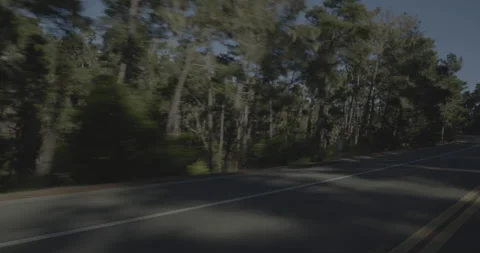 Front left driving plate - Highway 1 at Mile 49, Cambria Stockbeeldmateriaal 294942362