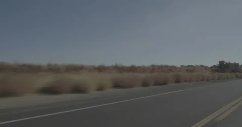 Front left driving plate - Highway 108 at Mile 15, Orange Blossom Stock Footage 295039265