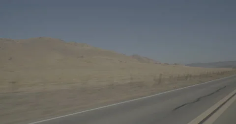 Front left driving plate - Highway 180 at Mile 79, Riverbend Stock Footage 295198801