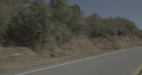 Front left driving plate - Highway 180 at Mile 101, Dunlap Vídeo Stock 295209969