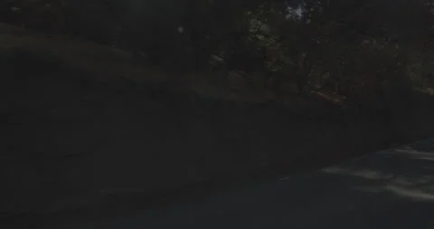 Front left driving plate - Highway 245 at Mile 28, Tulare County 스톡 동영상 295229261