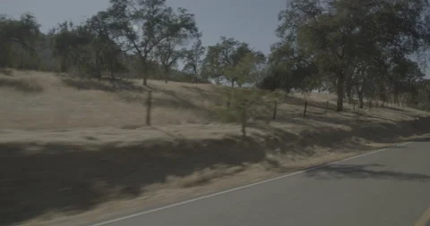 Front left driving plate - Highway 245 at Mile 24, Tulare County Stockbeeldmateriaal 295275324