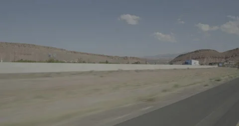 Front left driving plate - I-15 at Brigham Road St. George Stock Footage 288362016