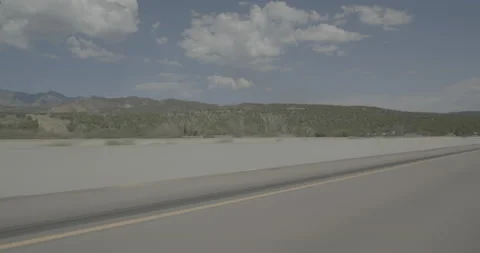 Front left driving plate - I-15 at Mile 31 Pintura Stock Footage 288400178