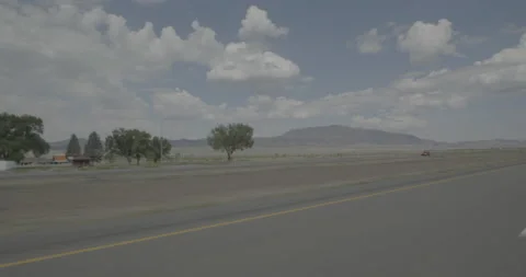 Front left driving plate - I-15 at Mile 87 Parowan Stock Footage 288455617