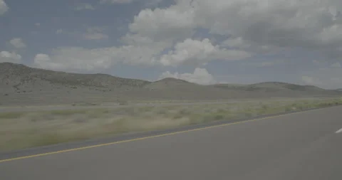 Front left driving plate - I-15 at Mile 95 Beaver Stock Footage 288463693