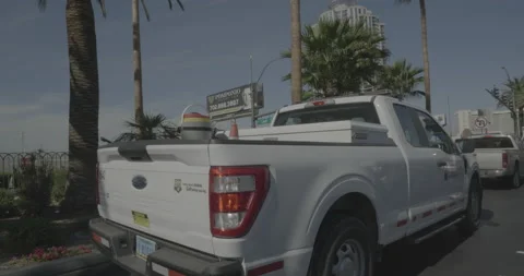 Front left driving plate - Las Vegas Boulevard at East Liset Way, Las Vegas Vidéo 293946895
