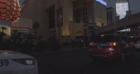 Front left driving plate - Las Vegas Boulevard at East Flamingo Road, Las Vegas Видео 294202258