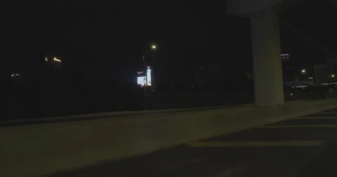Front left driving plate - Paradise Road at Sierra Vista Drive, Las Vegas Stock Footage 294386741
