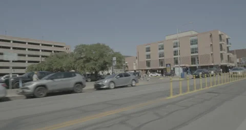 Front left driving plate - West Dean Keaton Street at Guadalupe Street, Austin Stock Footage 253495830