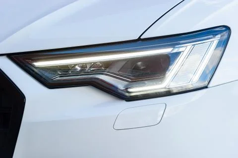 Front light of a car Stock Photos