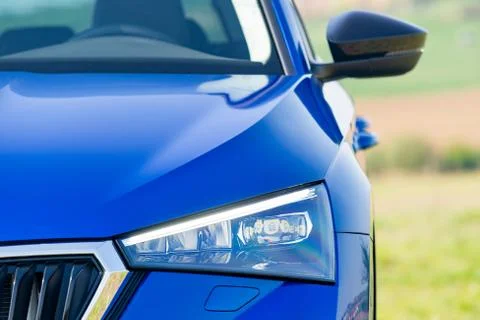 Front light of a car Stock Photos