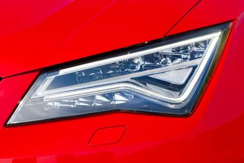 Front light of a car Stock Photos