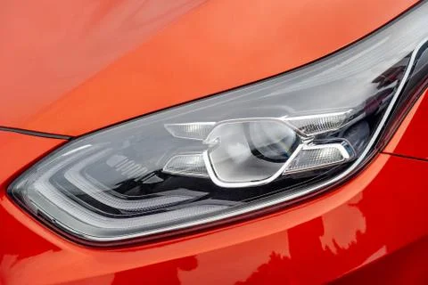 Front light of a car Foto stock