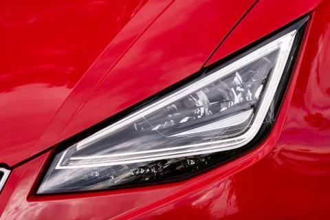 Front light of a car Stock Photos