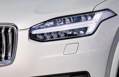 Front light of a car Foto stock