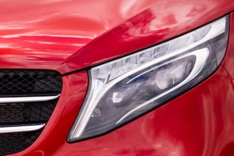 Front light of a car Foto stock