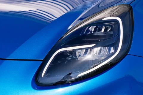 Front light of a car Stock Photos
