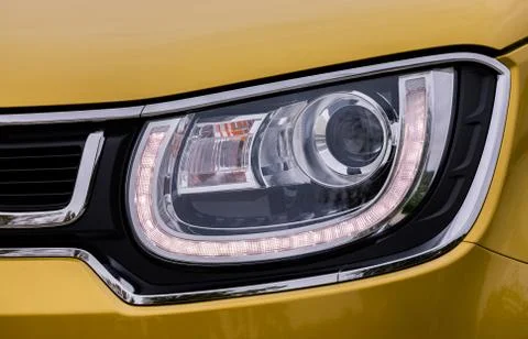 Front light of a car Stock Photos