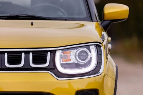 Front light of a car Stock Photos