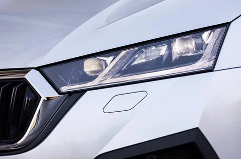 Front light of a car Stock Photos