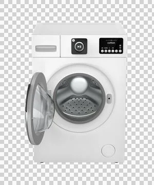 Front load washing machine Stock Illustration