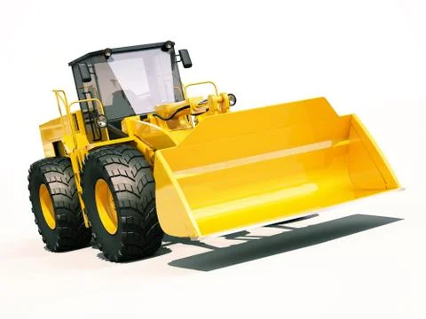 Front loader Stock Illustration