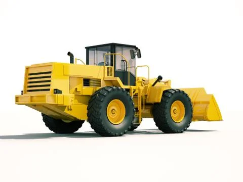 Front loader Stockillustratie