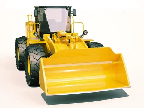 Front loader Stock Illustration