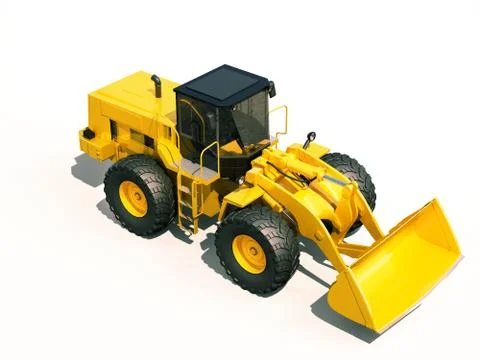 Front loader Stock Illustration
