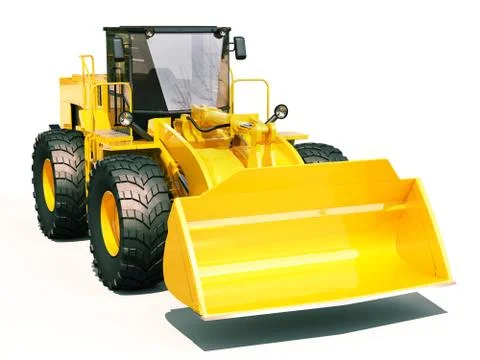 Front loader Stock Illustration