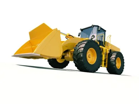 Front loader Stock Illustration