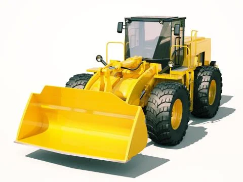 Front loader Stock Illustration