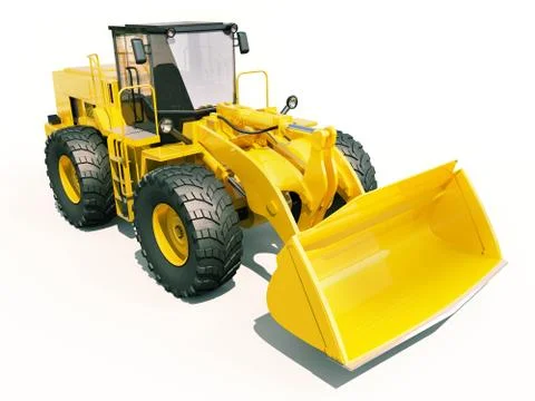 Front loader Stock Illustration
