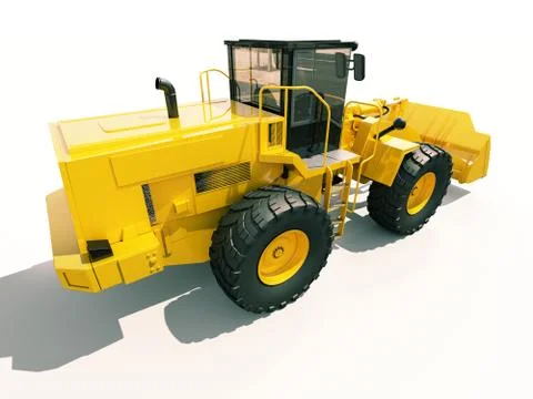 Front loader Illustrazione stock