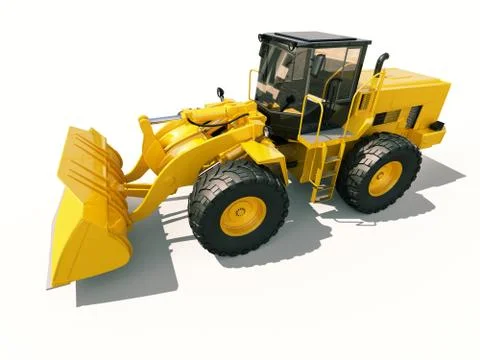 Front loader Stockillustratie